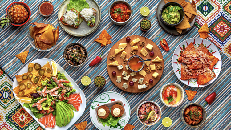 Platos gastronómicos modernos y creativos