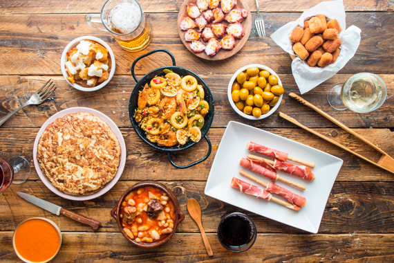 Tapas madrileñas